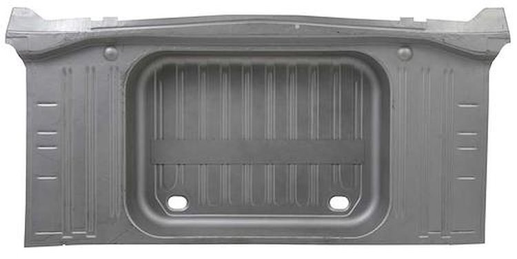 153152W 1962 Impala, Bel Air, Biscayne; Full Trunk Floor Panel; Silver Weld Thru Coating