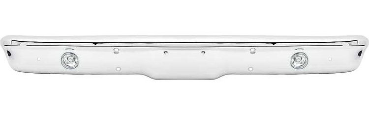 153181B Front Bumper with Fog Lamps and Wiring for 1967-1970 Chevy Trucks, 1967-1968 GMC Trucks
