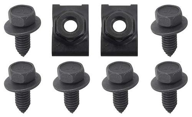 153222 1968-69 Camaro RS, Actuator Shield Mounting Hardware Set
