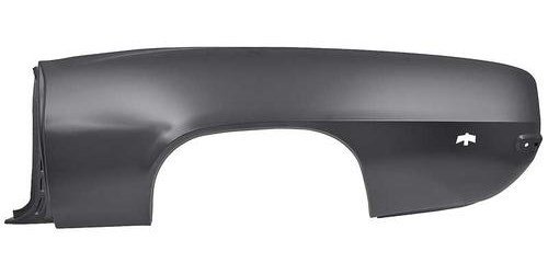 153375 1969 Firebird, Quarter Panel Outer Skin, w/ Door Jamb Section, Drivers Side, EDP Coated
