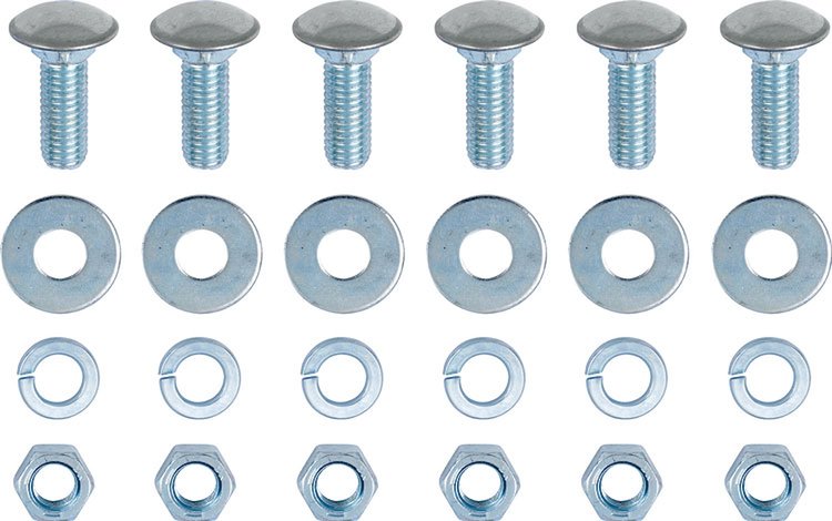 Front Bumper Bolt Set Fits Select 1973-1980 GM Truck Models [24 Pieces]