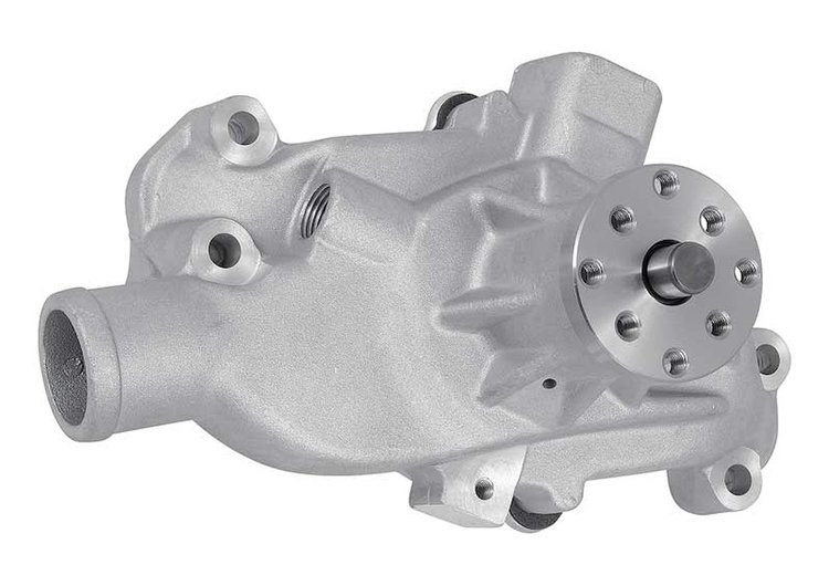 153654N Water Pump 1955-72 Chevrolet; Short; Small Block; High Volume; Cast Aluminum; Natural Finish