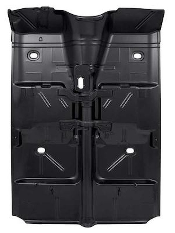 153725 1962-67 Chevy II, Nova, Complete Floor Pan, w/ Toe Board, Auto Floor Shifter, EDP Coated