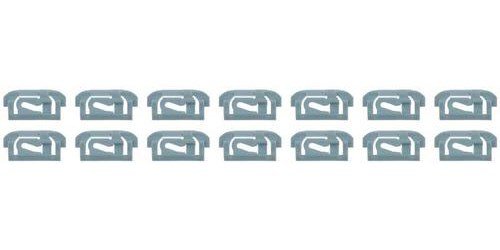 153735 1975-90 GM, 1977-79 Nova, GM X-Body, Glass Molding Clip Set, Nylon, 14 Piece Set