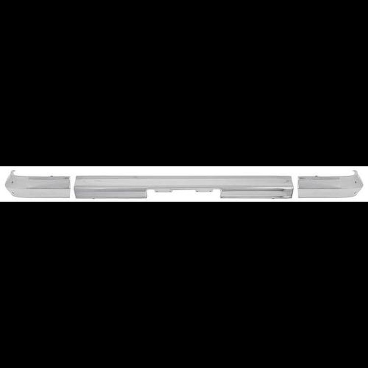 153751 Rear Bumper Set 1961 Impala, Bel Air. Biscayne; Chrome; 3 Piece Set