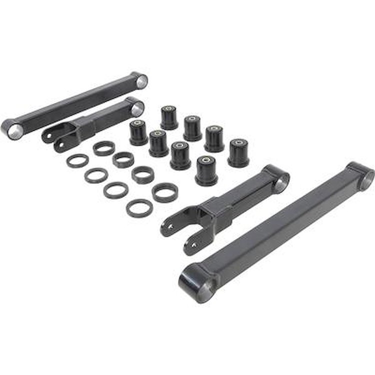 153962T 1978-87 Buick Regal, 1978-88 GM G-Body; Rear Trailing Arm Set; Upper and Lower; Square Tube with Urethane Bushings