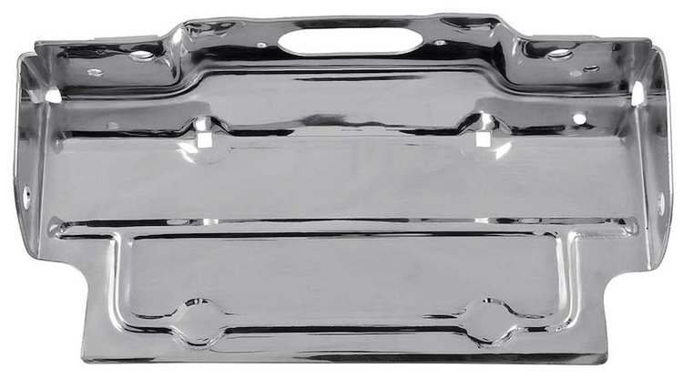 153989 License Plate-1967-91 Chevy, GMC Pickup, Blazer, Suburban; Bracket; Rear; Chrome Plated