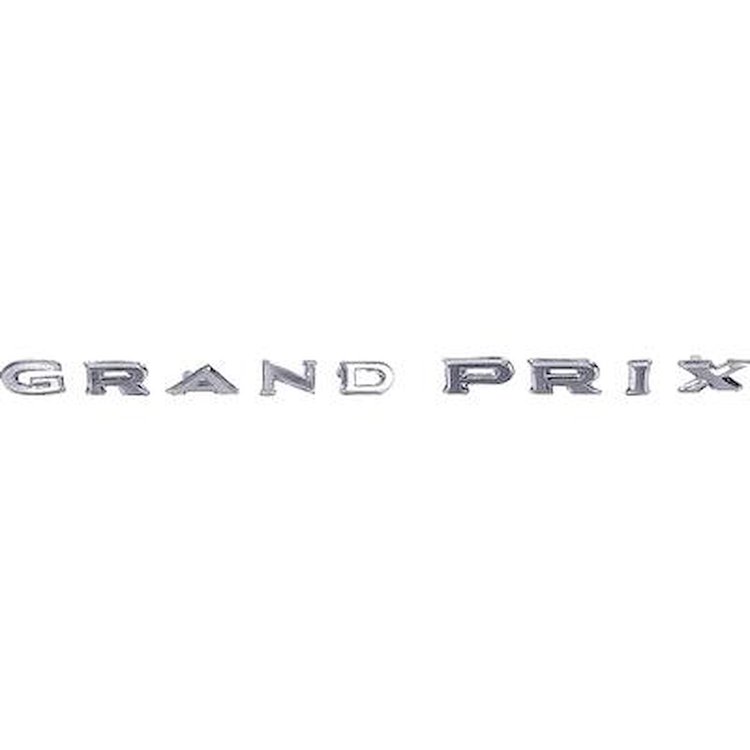 15416X 1969-70 Pontiac Grand Prix; ; in.GRAND PRIX in. Trunk Letter Set