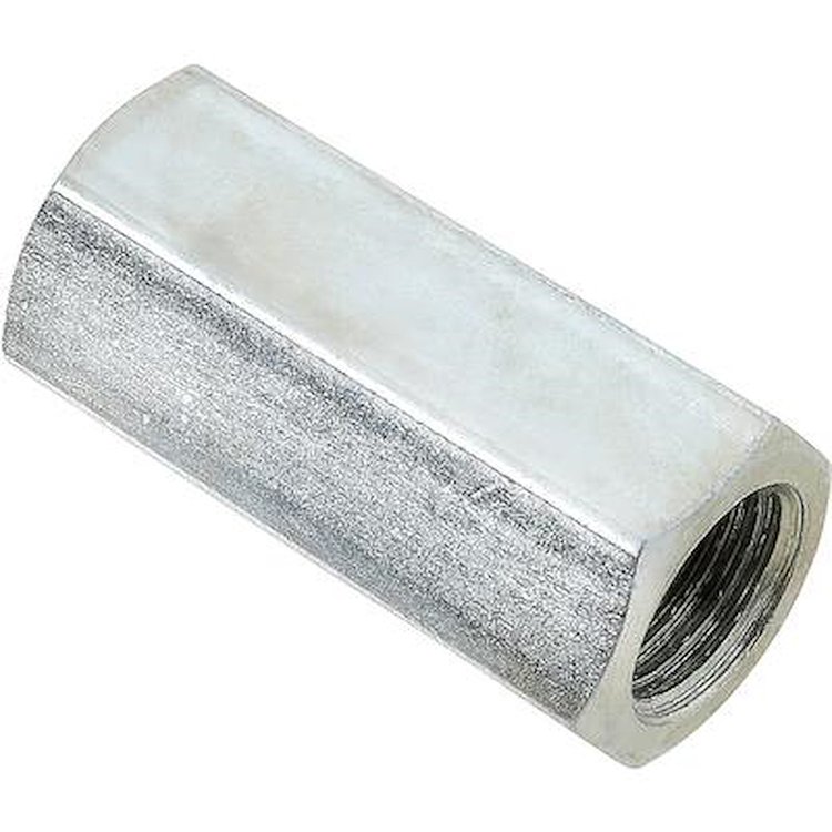 154232 Brake Pedal Rod Coupling Nut, 3/8"-24, 1" Long, Female/Female Thread