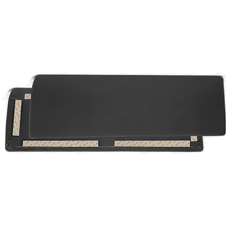 15471601 Interior Door Panel Set; 1947-55 Chevy, GMC Pickup Truck; Padded Vinyl; Adhesive Backed; Black