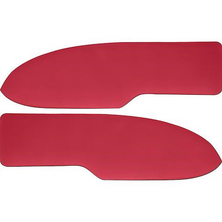 15471802 Door Panel Inserts; 1960-63 Chevy, GMC Pickup; Padded Vinyl, Red