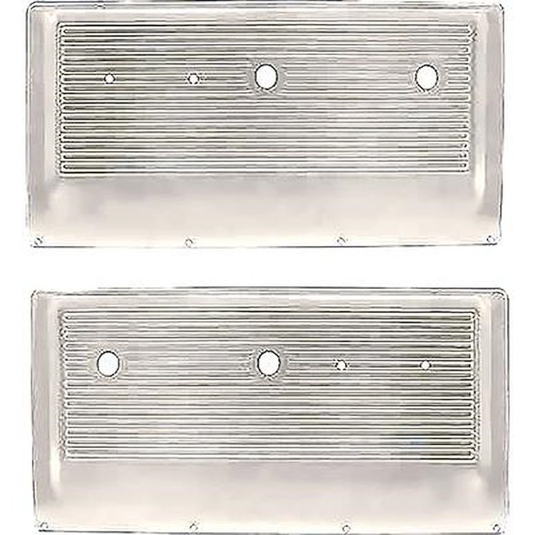 15472028 Interior Door Panels; 1967-71 Chevy, GMC Pickup, Blazer, Jimmy, Suburban; ABS; Off White; RH & LH; Pair
