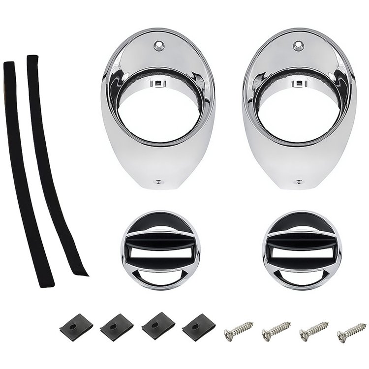 154831  Air Vent Ball and Bezel Set 1966-67 Chevy Chevelle, Malibu, El Camino