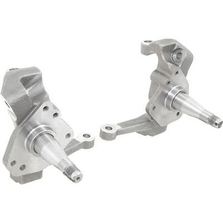 154892 1974-78 Ford Mustang II, 1974-80 Pinto, Bobcat, Drop Spindle Set, Forged Steel, 2 Inch Drop, Pair
