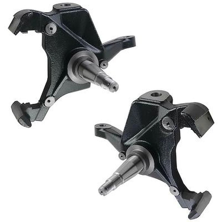 154931 1975-91 Chevrolet C30, GMC C3500 1-Ton Truck, Drop Spindle Set, 3 Inch Drop, For Clip-On Style Caliper