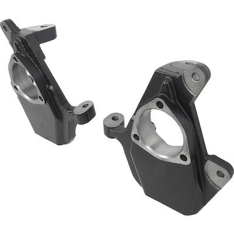 154936 1999-06 GM C1500 Silverado, Sierra, 2002-06 Escalade, Tahoe, Yukon, Steering Knuckle Set, 2" Drop, Bare, For 2WD