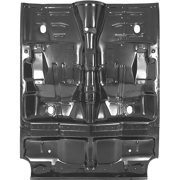 155203 Full Floor Pan Assembly with Braces, Seat Brackets and Inner Rockers for 1968-1969 Chevy El Camino