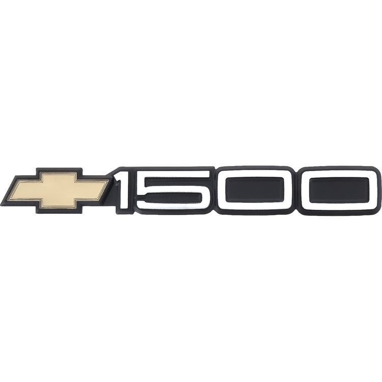 15551230 "1500" Door Emblem 1988-02 Chevy Pickup Truck, SUV