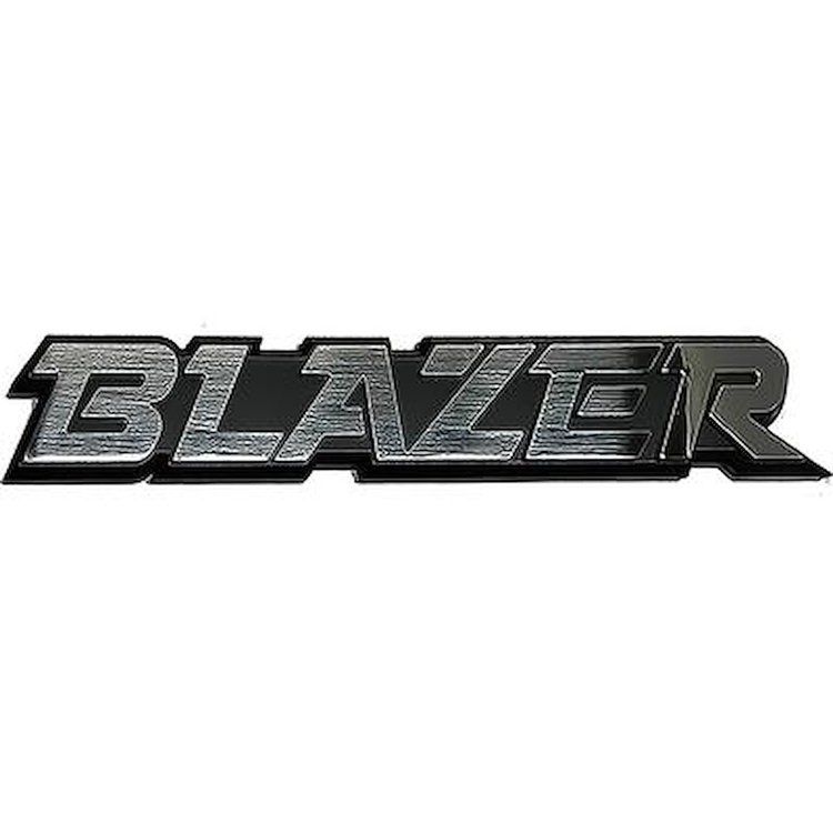 15629986 1991-94 Chevrolet S10 Blazer Door Emblem, Blazer Logo, Adhesive Backed