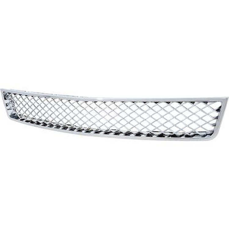15946154 2007-14 Avalanche/Suburban/Tahoe, Lower Grill, Chrome Trim, Silver Mesh Inserts