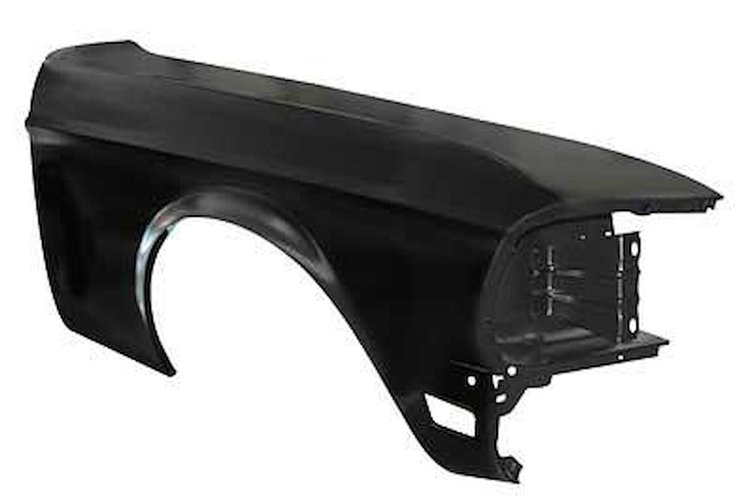 16005ER Front Fender 1968 Ford Mustang; EDP Coated; RH Passenger Side