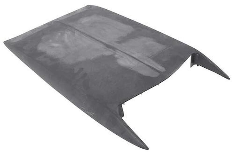 16025A Hood Scoop-1969-70 Mustang GT/Mach I; Bolt-On; with Amber Lenses
