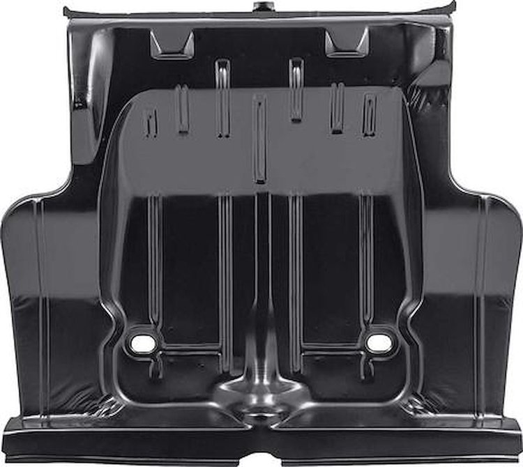 16113 1968-70 Chevy II, Nova, Complete Trunk Floor, w/ Braces, EDP Coated