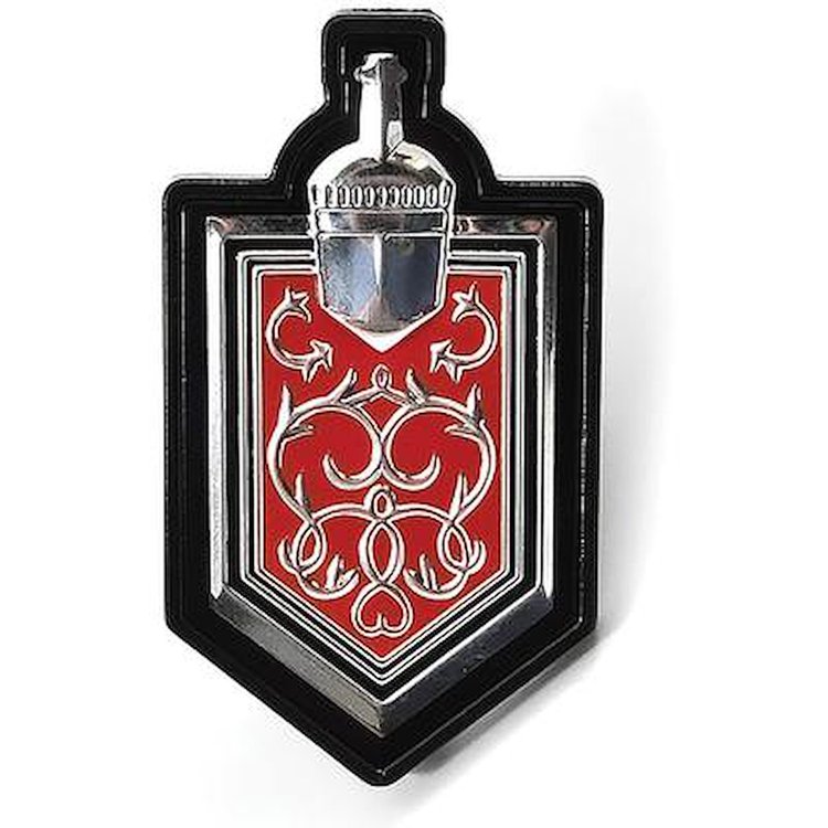 16505198 1986-88 Monte Carlo LS, Euro Grill Emblem, Corinthian Helmet w/ Knight's Crest Logo