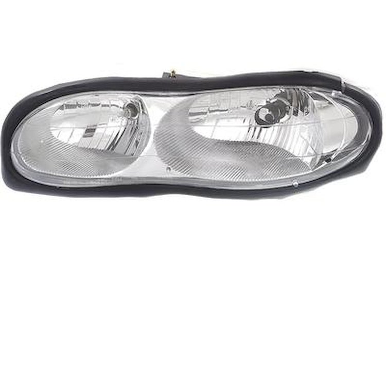 16525313C 1998-02 Camaro; Headlamp Assembly; Chrome Housing; LH
