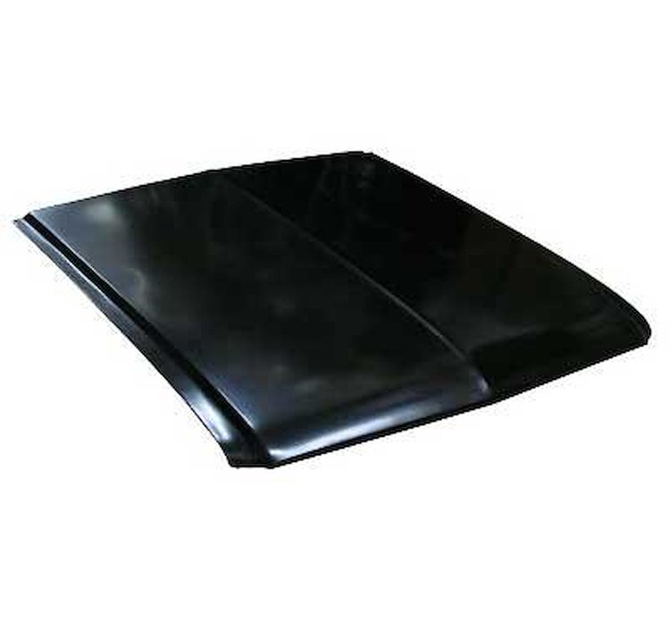 16612BR Hood Assembly-1967-68 Mustang; w/o Turn Signal Provisions; Bolt On; EDP Coated