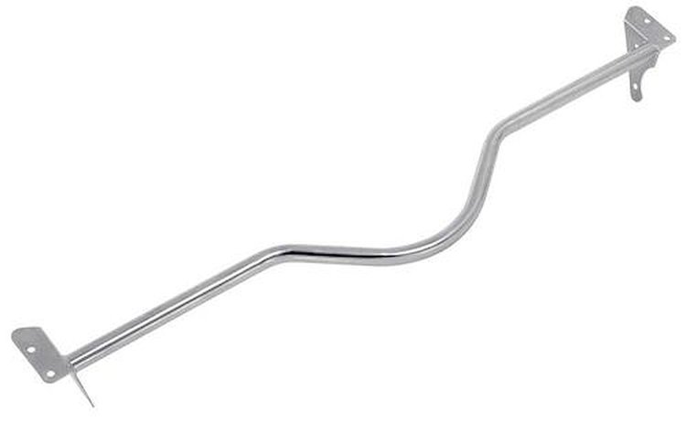 16A052F Monte Carlo Bar 1967-68 Mustang, Cougar; Curved; Chrome