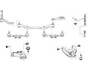 Sway Bar Link Kit 1962-79 Nova/Chevy II