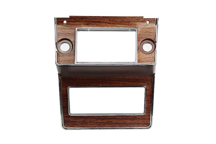 18842B Radio Control Bezel-1969-70 Mustang; Woodgrain