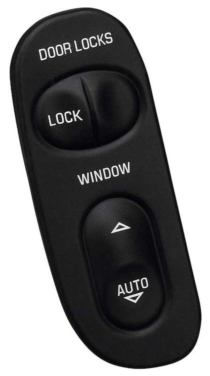 19209382 1997-04 C5 Corvette, Power Window & Lock Switch, RH Passenger Side