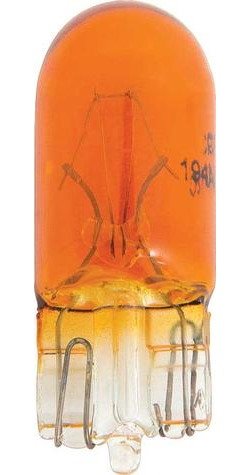 194A T3-1/4 Miniature Wedge Bulb; 2 Candle Power; 194A; Amber