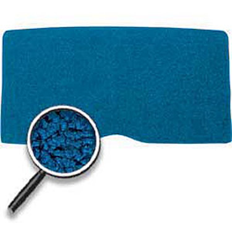 200004 1967 F-Body; Loop Fold Down Seat Back Carpet; Bright Blue