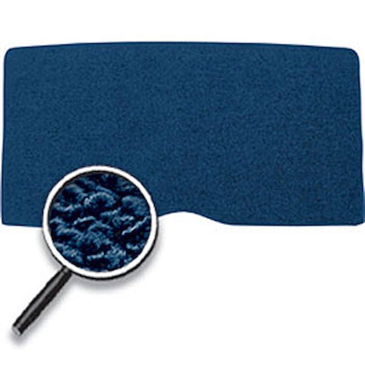 1967-68 Firebird OER Loop Fold Down Seat Back Carpet Dark Blue