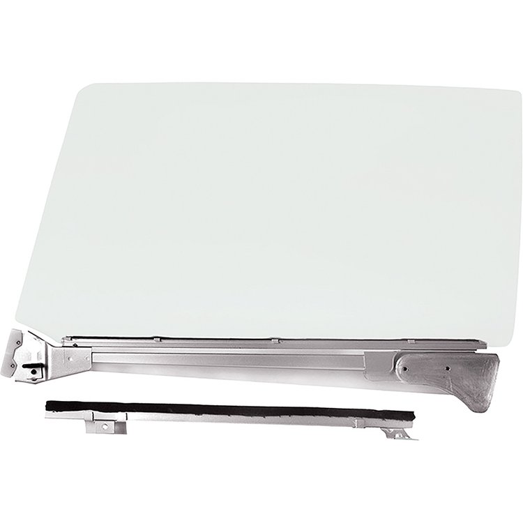200580 Door Glass Assembly for 1966-1967 Chevy Chevelle, Malibu 2-Door Hardtop or Convertible [Left/Driver Side]