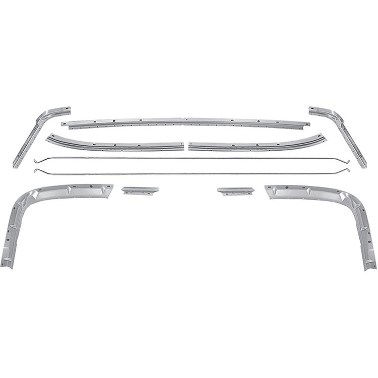 200589 Headliner Retaining Strips and Bow Set for 1968-1972 Chevy El Camino, 1971-1972 GMC Sprint