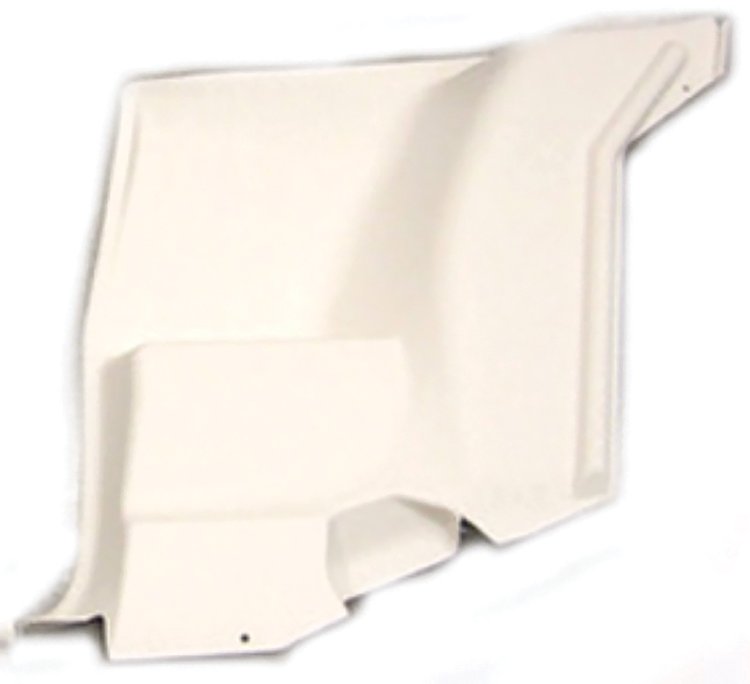 20189751WH Inner Rear Lower Side Panel for 1972-1981 Chevy Camaro, Pontiac Firebird [Right/Passenger Side]