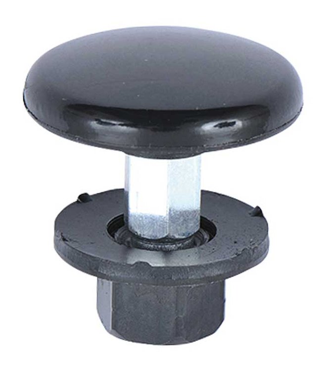 20309167B 1982-92 Camaro, Firebird, Rear Window Hinge Bolt w/ Nut, Steel, Gloss Black, Set of 4