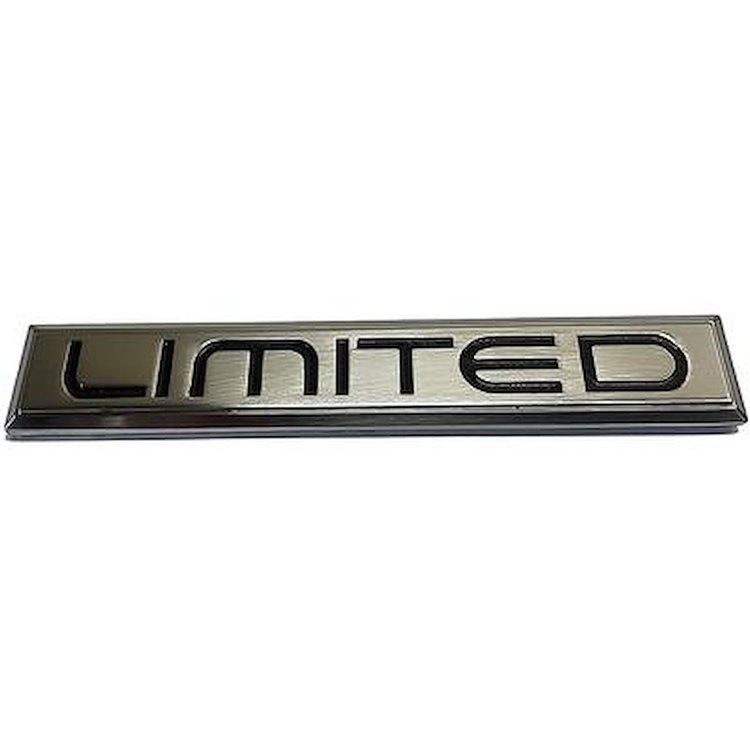 20678581 1984-87 Buick Regal Limited, Emblem, Quarter Panel, "Limited"