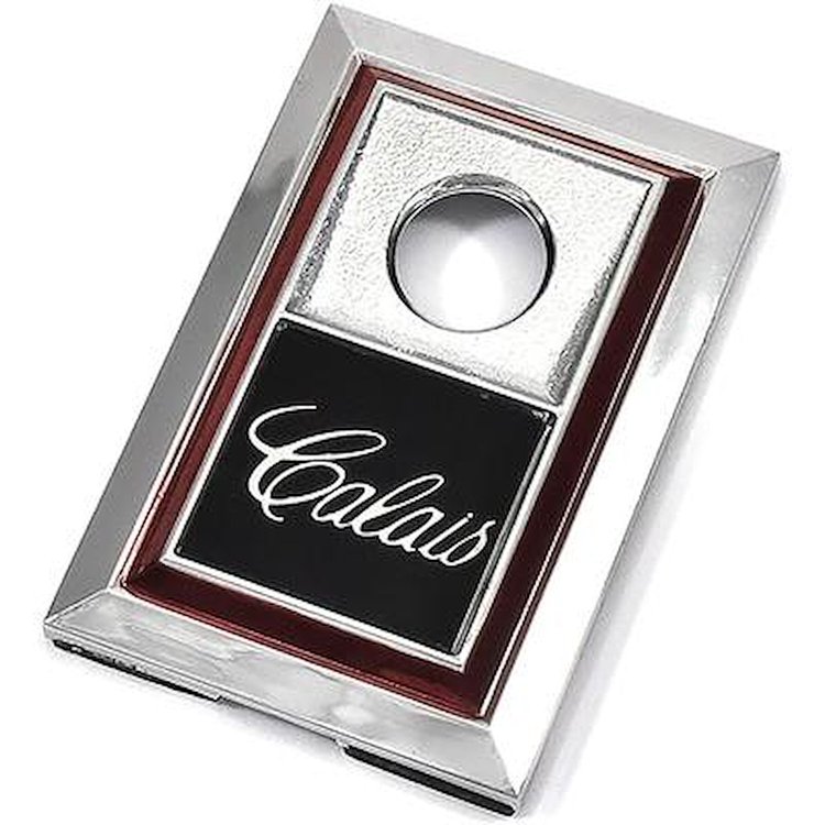 20929453 1981-84 Oldsmobile Cutlass Calais, Trunk Lock Bezel, Calais Nameplate