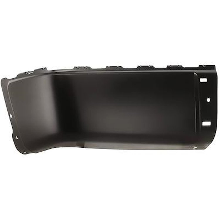 20965924 Bumper End Cap; 2007-14 Silverado, Sierra; Without Park Assist; Black; LH
