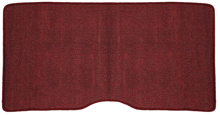 1967-68 Camaro / Firebird Red Loop Fold Down Rear Seat Carpet