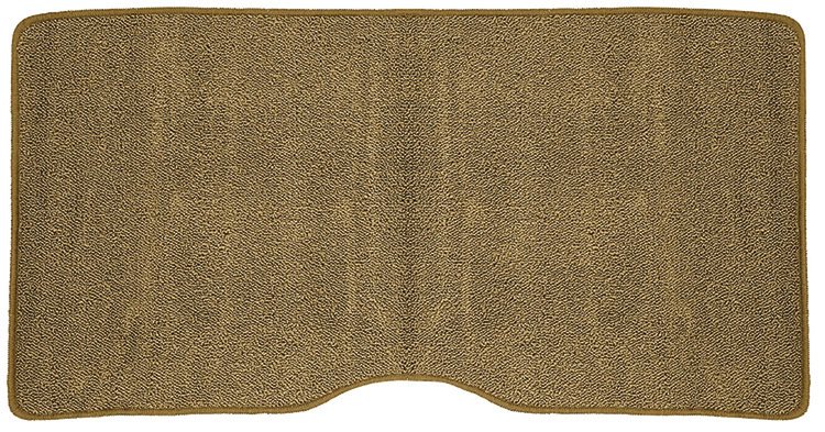 1967-68 Camaro / Firebird Gold Loop Fold Down Rear Seat Carpet