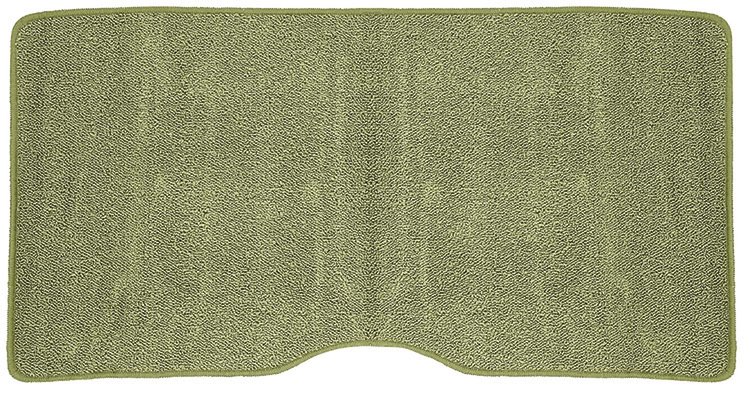 1968 Camaro / Firebird Ivy Gold Loop Fold Down Rear Seat Carpet
