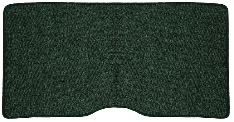1967-68 Camaro / Firebird Dark Green Loop Fold Down Rear Seat Carpet