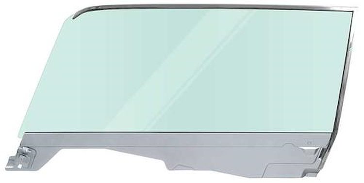 21410ALTK Door Glass Assembly 1964-66 Mustang; Coupe; Tinted Glass; Drivers Side