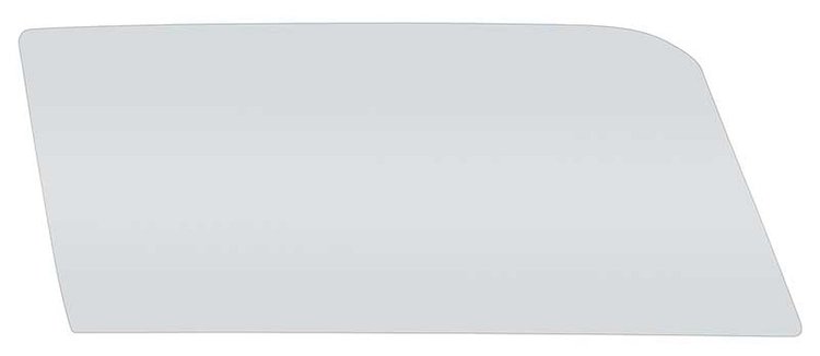 21410ARC Door Glass 1964-66 Mustang; Coupe; Clear; Passenger Side